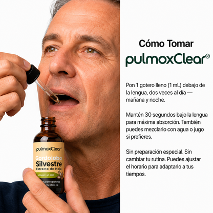 PulmoxClear® | Activador Mucociliar™ líquido para fumadores